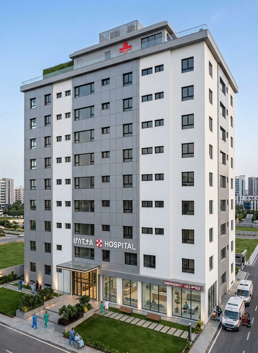 Building for rent for a hospital